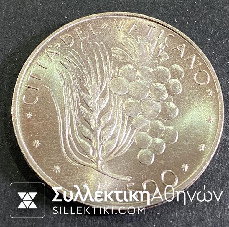 VATIKAN 500 Lire 1975 Poul UNC